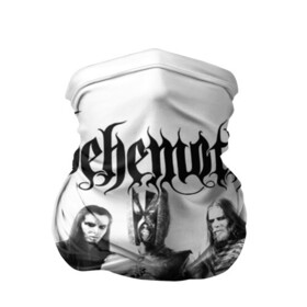 Бандана-труба 3D с принтом Behemoth в Новосибирске, 100% полиэстер, ткань с особыми свойствами — Activecool | плотность 150‒180 г/м2; хорошо тянется, но сохраняет форму | behemoth | black metal | death metal | inferno | nergal | orion | seth | блэк метал | группы | дэт метал | метал | музыка | рок