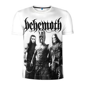 Мужская футболка 3D спортивная с принтом Behemoth в Новосибирске, 100% полиэстер с улучшенными характеристиками | приталенный силуэт, круглая горловина, широкие плечи, сужается к линии бедра | behemoth | black metal | death metal | inferno | nergal | orion | seth | блэк метал | группы | дэт метал | метал | музыка | рок