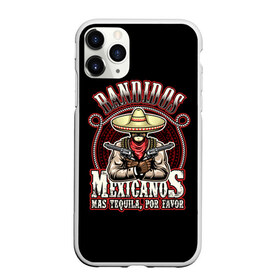 Чехол для iPhone 11 Pro матовый с принтом Bandidos в Новосибирске, Силикон |  | cartridges | drawing | graphic | hat | mexican | mexico | ornament | patterns | revolvers | rope | tape | tequila | thug | weapon | бандит | верёвка | графика | лента | мексика | мексиканский | орнамент | оружие | патроны | револьверы | рисунок | текила |