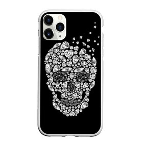 Чехол для iPhone 11 Pro Max матовый с принтом Diamond skull в Новосибирске, Силикон |  | Тематика изображения на принте: background | black | death | diamond skull | drawing | graphics | hal | hearts | precious stones | symbol | wealth | богатство | бриллиантовый | графика | день мертвых | драгоценные | камни | мексика | праздник | рисунок | сердца | символ | фон |