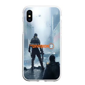 Чехол для iPhone XS Max матовый с принтом Tom Clancys The Division в Новосибирске, Силикон | Область печати: задняя сторона чехла, без боковых панелей | Тематика изображения на принте: division | the division | the division 2 | tom clancys the division 2 | агенты | бандиты | белый дом | вашингтон | война | разруха | солдаты | турель