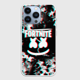 Чехол для iPhone 13 Pro с принтом FORTNITE  MARSHMELLO. в Новосибирске,  |  | black white | fortnite | fortnite 2 | fortnite x | marshmello | ninja | ninja hyper streamer | ninja streamer | streamer | tyler blevins | дизайн | игра | маршмелло | ниндзя | разрушение | стиль | улыбка | фортнайт | фортнайт 2 