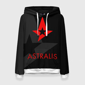 Женская толстовка 3D с принтом ASTRALIS | АСТРАЛИС в Новосибирске, 100% полиэстер  | двухслойный капюшон со шнурком для регулировки, мягкие манжеты на рукавах и по низу толстовки, спереди карман-кенгуру с мягким внутренним слоем. | action | astralis | awp | counter strike | cs go | cs go global offensive | cybersport | faze clan | game | gamer | hyper beast | shooter | skin | team liquid | киберспорт | оружие | скины