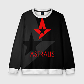 Детский свитшот 3D с принтом ASTRALIS | АСТРАЛИС в Новосибирске, 100% полиэстер | свободная посадка, прямой крой, мягкая тканевая резинка на рукавах и понизу свитшота | action | astralis | awp | counter strike | cs go | cs go global offensive | cybersport | faze clan | game | gamer | hyper beast | shooter | skin | team liquid | киберспорт | оружие | скины