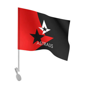 Флаг для автомобиля с принтом ASTRALIS в Новосибирске, 100% полиэстер | Размер: 30*21 см | action | astralis | awp | counter strike | cs go | cs go global offensive | cybersport | faze clan | game | gamer | hyper beast | shooter | skin | team liquid | киберспорт | оружие | скины