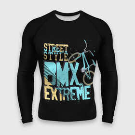 Мужской рашгард 3D с принтом Street style в Новосибирске,  |  | background | bike | black | bmx | drawing | extreme | graphics | movement | power | splashes | sport | spots | street | style | брызги | велосипед | графика | движение | жёлтый | надпись | пятна | рисунок | сила | синий | спорт | стиль | текст | уличный |