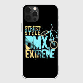 Чехол для iPhone 12 Pro Max с принтом Street style в Новосибирске, Силикон |  | background | bike | black | bmx | drawing | extreme | graphics | movement | power | splashes | sport | spots | street | style | брызги | велосипед | графика | движение | жёлтый | надпись | пятна | рисунок | сила | синий | спорт | стиль | текст | уличный |