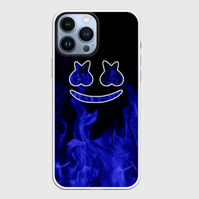 Чехол для iPhone 13 Pro Max с принтом Marshmello Fire в Новосибирске,  |  | christopher comstock | dj | fire | marshmello | music | диджей | искры | клубная музыка | клубняк | крис комсток | логотип | маршмэллоу | музыка | огонь | пламя