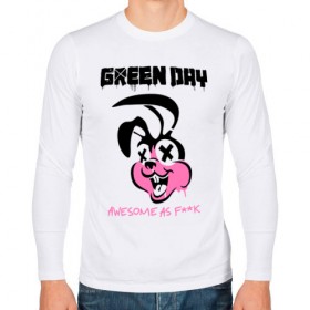 Мужской лонгслив хлопок с принтом Green Day в Новосибирске, 100% хлопок |  | green day | greenday | punk | rock | грин дэй | группы | музыка | панк | рок