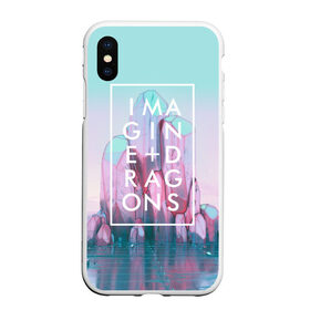 Чехол для iPhone XS Max матовый с принтом Imagine Dragons в Новосибирске, Силикон | Область печати: задняя сторона чехла, без боковых панелей | believer | evolve | imagine dragons | night visions | radioactive | rock | группы | имейджин драгонс | инди | музыка | рок