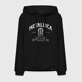 Мужская толстовка хлопок с принтом Metallica в Новосибирске, френч-терри, мягкий теплый начес внутри (100% хлопок) | карман-кенгуру, эластичные манжеты и нижняя кромка, капюшон с подкладом и шнурком | heavy metal | metal | metallica | группы | метал | металлика | музыка | рок | трэш метал | хєви метал