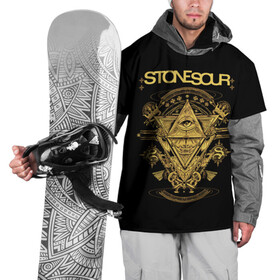 Накидка на куртку 3D с принтом Stone Sour в Новосибирске, 100% полиэстер |  | Тематика изображения на принте: metal | rock | slipknot | stone sour | альтернатива | группы | кори тейлор | метал | музыка | ню метал | рок