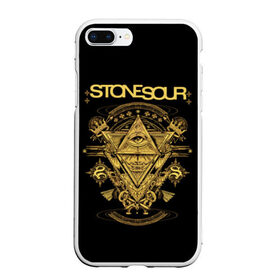 Чехол для iPhone 7Plus/8 Plus матовый с принтом Stone Sour в Новосибирске, Силикон | Область печати: задняя сторона чехла, без боковых панелей | metal | rock | slipknot | stone sour | альтернатива | группы | кори тейлор | метал | музыка | ню метал | рок