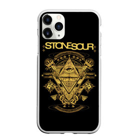 Чехол для iPhone 11 Pro Max матовый с принтом Stone Sour в Новосибирске, Силикон |  | Тематика изображения на принте: metal | rock | slipknot | stone sour | альтернатива | группы | кори тейлор | метал | музыка | ню метал | рок