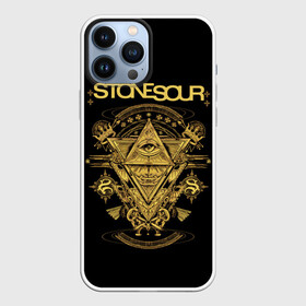 Чехол для iPhone 13 Pro Max с принтом Stone Sour в Новосибирске,  |  | Тематика изображения на принте: metal | rock | slipknot | stone sour | альтернатива | группы | кори тейлор | метал | музыка | ню метал | рок