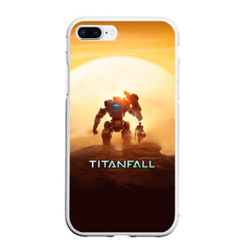 Чехол для iPhone 7Plus/8 Plus матовый с принтом Titanfall в Новосибирске, Силикон | Область печати: задняя сторона чехла, без боковых панелей | apex | apex legends | titanfall | апекс | игра | королевская битва | легенд | легенда | легендс | легенды | пехота | пилот | роботы | спектры | стрелялка | титанфол | титаны | шутер