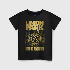 Детская футболка хлопок с принтом Linkin Park в Новосибирске, 100% хлопок | круглый вырез горловины, полуприлегающий силуэт, длина до линии бедер | chester bennington | linkin park | группы | линкин парк | метал | музыка | рок | честер беннингтон