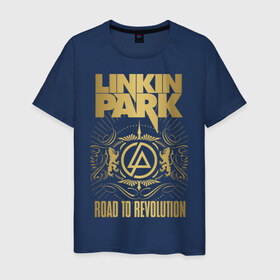 Мужская футболка хлопок с принтом Linkin Park в Новосибирске, 100% хлопок | прямой крой, круглый вырез горловины, длина до линии бедер, слегка спущенное плечо. | chester bennington | linkin park | группы | линкин парк | метал | музыка | рок | честер беннингтон