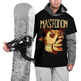 Накидка на куртку 3D с принтом Mastodon в Новосибирске, 100% полиэстер |  | Тематика изображения на принте: leviathan | mastodon | metal | sludge metal | stoner | грув метал | группы | мастодон | метал | музыка | рок