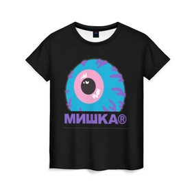 Женская футболка 3D с принтом Mishka NYC в Новосибирске, 100% полиэфир ( синтетическое хлопкоподобное полотно) | прямой крой, круглый вырез горловины, длина до линии бедер | addict | keep watch | mishka | mishkanyc | nyc | ski patrol crewneck | tessa violet | бренд | мишка | стритвер | тесса виолет | уличная мода | урбан стаил