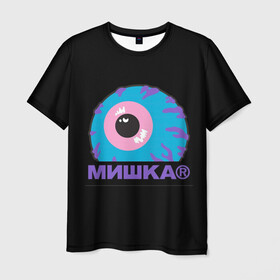 Мужская футболка 3D с принтом Mishka NYC в Новосибирске, 100% полиэфир | прямой крой, круглый вырез горловины, длина до линии бедер | addict | keep watch | mishka | mishkanyc | nyc | ski patrol crewneck | tessa violet | бренд | мишка | стритвер | тесса виолет | уличная мода | урбан стаил