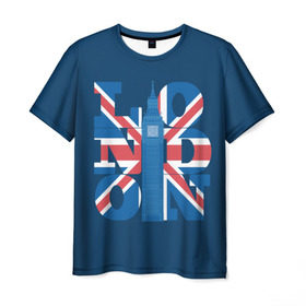 Мужская футболка 3D с принтом London в Новосибирске, 100% полиэфир | прямой крой, круглый вырез горловины, длина до линии бедер | city | england | flag | london | symbol | tow | uk | англия | башня | биг бен | великобритания | город | городской | графика | жёлтое | закат | иллюстрация | искусство | лондон | мода | молодёжная | небо | рисунок | символ