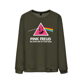 Мужской свитшот хлопок с принтом Pink Freud в Новосибирске, 100% хлопок |  | Тематика изображения на принте: pink freud | sigmund freud | зигмунд фрейд | фрейд