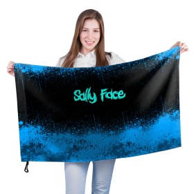 Флаг 3D с принтом Sally Face (19) в Новосибирске, 100% полиэстер | плотность ткани — 95 г/м2, размер — 67 х 109 см. Принт наносится с одной стороны | face | fisher | larry johnson | mask | sally | sally face | sally fisher | демоны | духи | маска | призраки | салли | салли фейс | салли фишер | фейс