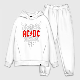 Мужской костюм хлопок OVERSIZE с принтом AC DC в Новосибирске,  |  | ac dc | acdc | группы | метал | музыка | рок | хард рок | эйси диси | эйсидиси