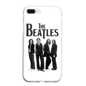 Чехол для iPhone 7Plus/8 Plus матовый с принтом The Beatles в Новосибирске, Силикон | Область печати: задняя сторона чехла, без боковых панелей | beatles | the beatles | битлз | битлс | битлы | группы | джон леннон | джордж харрисон | легенды | музыка | пол маккартни | ринго старр | рок