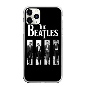 Чехол для iPhone 11 Pro матовый с принтом The Beatles в Новосибирске, Силикон |  | beatles | the beatles | битлз | битлс | битлы | группы | джон леннон | джордж харрисон | легенды | музыка | пол маккартни | ринго старр | рок