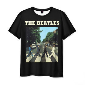 Мужская футболка 3D с принтом The Beatles в Новосибирске, 100% полиэфир | прямой крой, круглый вырез горловины, длина до линии бедер | Тематика изображения на принте: beatles | the beatles | битлз | битлс | битлы | группы | джон леннон | джордж харрисон | легенды | музыка | пол маккартни | ринго старр | рок