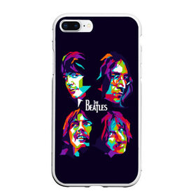 Чехол для iPhone 7Plus/8 Plus матовый с принтом The Beatles в Новосибирске, Силикон | Область печати: задняя сторона чехла, без боковых панелей | beatles | the beatles | битлз | битлс | битлы | группы | джон леннон | джордж харрисон | легенды | музыка | пол маккартни | ринго старр | рок