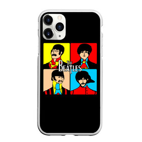 Чехол для iPhone 11 Pro Max матовый с принтом The Beatles в Новосибирске, Силикон |  | Тематика изображения на принте: beatles | the beatles | битлз | битлс | битлы | группы | джон леннон | джордж харрисон | легенды | музыка | пол маккартни | ринго старр | рок