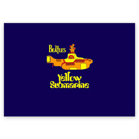 Поздравительная открытка с принтом The Beatles. Yellow Submarine в Новосибирске, 100% бумага | плотность бумаги 280 г/м2, матовая, на обратной стороне линовка и место для марки
 | Тематика изображения на принте: beatles | the beatles | yellow submarine | битлз | битлс | битлы | группы | джон леннон | джордж харрисон | легенды | музыка | пол маккартни | ринго старр | рок