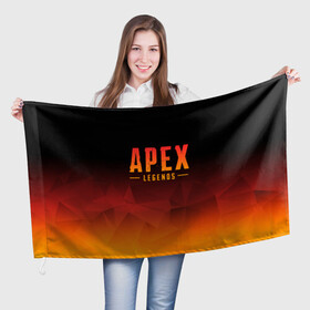 Флаг 3D с принтом APEX LEGENDS | АПЕКС ЛЕГЕНДС в Новосибирске, 100% полиэстер | плотность ткани — 95 г/м2, размер — 67 х 109 см. Принт наносится с одной стороны | apex | apex legends | battle | battle royal | bloodhound | titanfall | wraith | апекс | апекс легендс | батл рояль | битва | война | королевская битва
