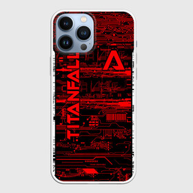 Чехол для iPhone 13 Pro Max с принтом Titanfall в Новосибирске,  |  | Тематика изображения на принте: боевой | меха | научно | оружие | робот | сеть | симулятор | снаряжение | спектры | титан | фантастика | шутер