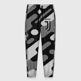 Мужские брюки 3D с принтом Juventus  в Новосибирске, 100% полиэстер | манжеты по низу, эластичный пояс регулируется шнурком, по бокам два кармана без застежек, внутренняя часть кармана из мелкой сетки | Тематика изображения на принте: club | football | juventus | италия | криштиану | роналду | футбол | черный | ювентус