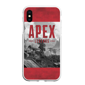 Чехол для iPhone XS Max матовый с принтом APEX LEGENDS (2 стороны) в Новосибирске, Силикон | Область печати: задняя сторона чехла, без боковых панелей | apex | legend | legends | titanfall | апекс | арех | бангалор | бладхаунд | верхушки | гибралтар | каустик | лайфлайн | легенда | легенды | ледженд | леджендс | мираж | орех | рэйф | титанфол