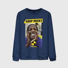 Мужской свитшот хлопок с принтом A$AP ROCKY в Новосибирске, 100% хлопок |  | aap | asap | mob | rap | rocky | testing | асап | банда | моб | раким | реп | роки | рэп | рэпер | тестинг | эйсап | эсап