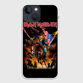 Чехол для iPhone 13 mini с принтом Iron Maiden в Новосибирске,  |  | heavy metal | iron maiden | metal | айрон мейден | группы | метал | музыка | рок | хеви метал