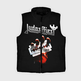 Женский жилет утепленный 3D с принтом Judas Priest в Новосибирске,  |  | judas priest | metal | rock | группы | метал | музыка | рок | хард рок | хэви метал