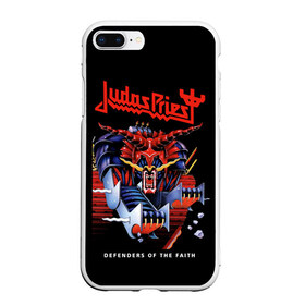 Чехол для iPhone 7Plus/8 Plus матовый с принтом Judas Priest в Новосибирске, Силикон | Область печати: задняя сторона чехла, без боковых панелей | judas priest | metal | rock | группы | метал | музыка | рок | хард рок | хэви метал