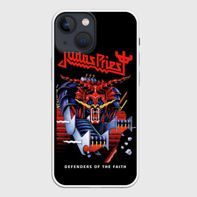 Чехол для iPhone 13 mini с принтом Judas Priest в Новосибирске,  |  | judas priest | metal | rock | группы | метал | музыка | рок | хард рок | хэви метал