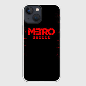 Чехол для iPhone 13 mini с принтом METRO EXODUS в Новосибирске,  |  | exodus | horror | metro 2033 | metro exodus | red | sparta | survival | игры | исход | метро | метро 2035 | спарта | спартанцы
