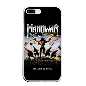 Чехол для iPhone 7Plus/8 Plus матовый с принтом Manowar в Новосибирске, Силикон | Область печати: задняя сторона чехла, без боковых панелей | heavy metal | manowar | power metal | группы | метал | музыка | пауэр метал | рок | хеви метал