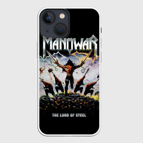 Чехол для iPhone 13 mini с принтом Manowar в Новосибирске,  |  | heavy metal | manowar | power metal | группы | метал | музыка | пауэр метал | рок | хеви метал