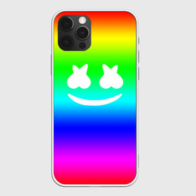 Чехол для iPhone 12 Pro Max с принтом Marshmello COLORS в Новосибирске, Силикон |  | Тематика изображения на принте: christopher comstock | dj | marshmello | music | диджей | клубная музыка | клубняк | крис комсток | логотип | маршмэллоу | музыка