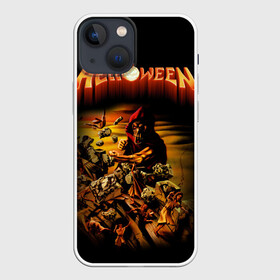 Чехол для iPhone 13 mini с принтом Helloween в Новосибирске,  |  | heavy metal | helloween | metal | группа | метал | музыка | пауэр метал | рок | хэви метал
