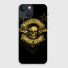 Чехол для iPhone 13 mini с принтом Avenged Sevenfold в Новосибирске,  |  | a7x | avenged sevenfold | heavy metal | metal | группы | метал | музыка | прогрессивный метал | рок | хард рок | хэви метал